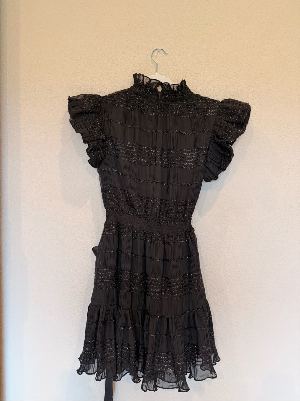 Vici Serving Up Lurex Mockneck Mini Dress Small - Picture 6 of 7